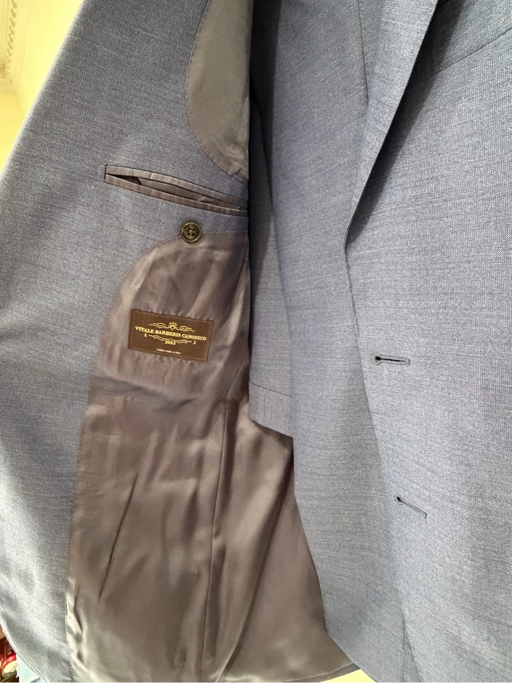 Suitsupply La Spalla Mid Blue Two-Button suit 38R